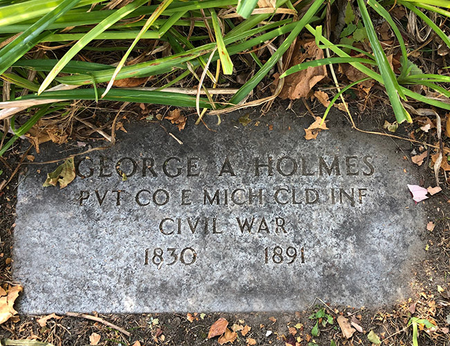 George A Holmes Memorial Elmwood IMG 7707web