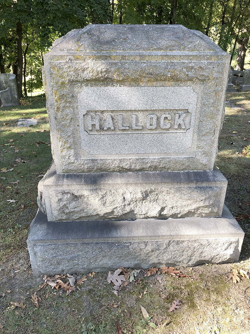 Horace Hallock Memorial Elmwood IMG 7652web
