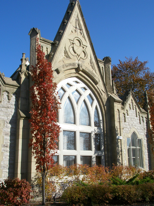 elmwood cemetery gatehouse fall